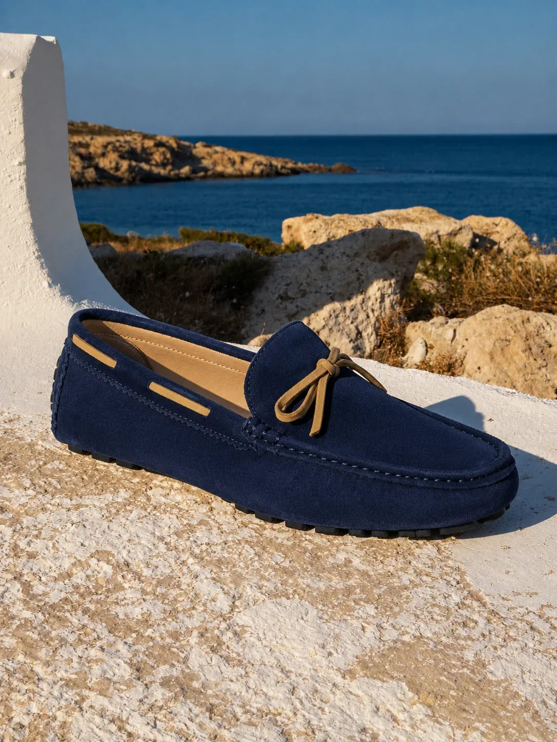Men's Suede Loafers Image