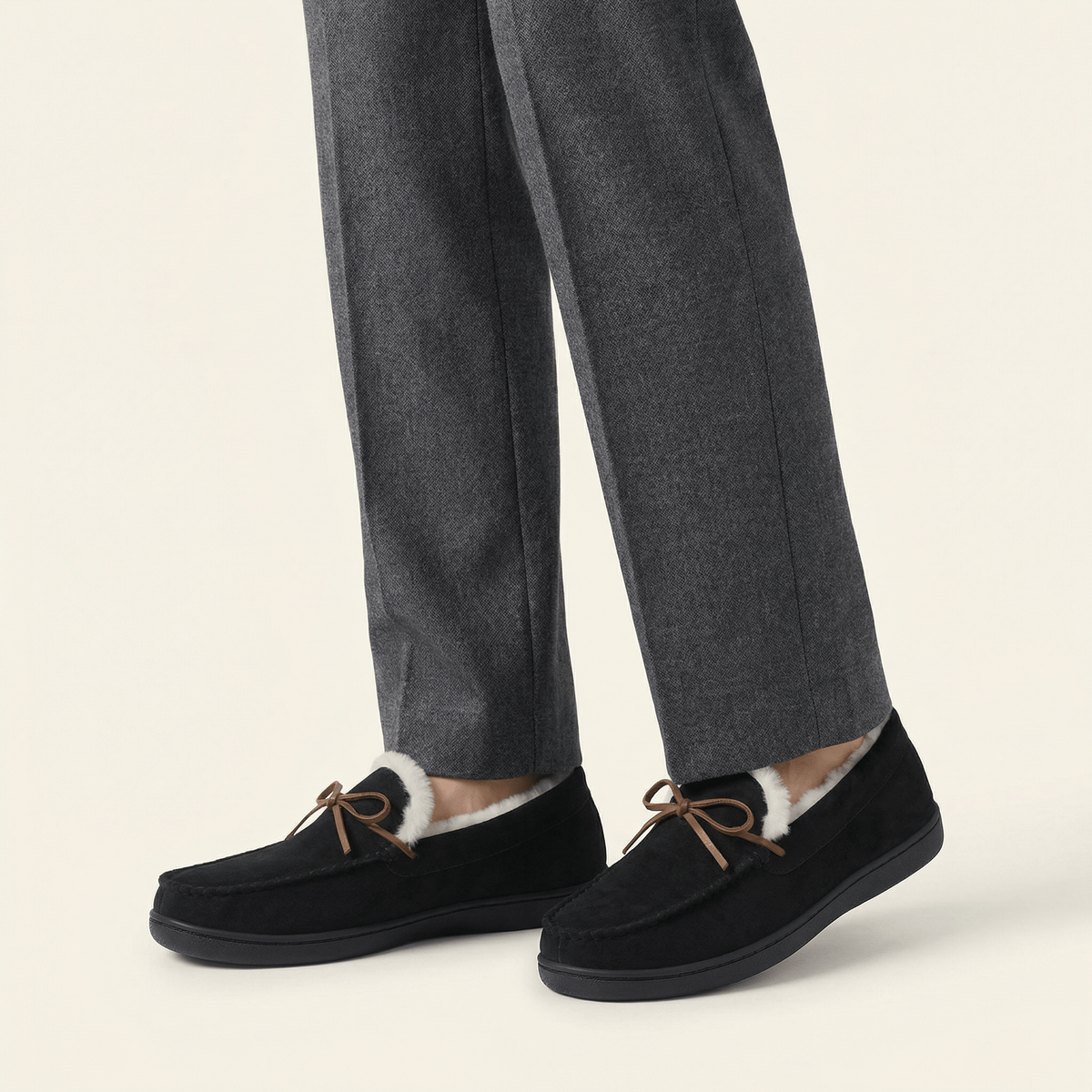 Women's Plush-Lined Loafer Slipper
