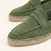 Women's Suede Espadrille Loafers