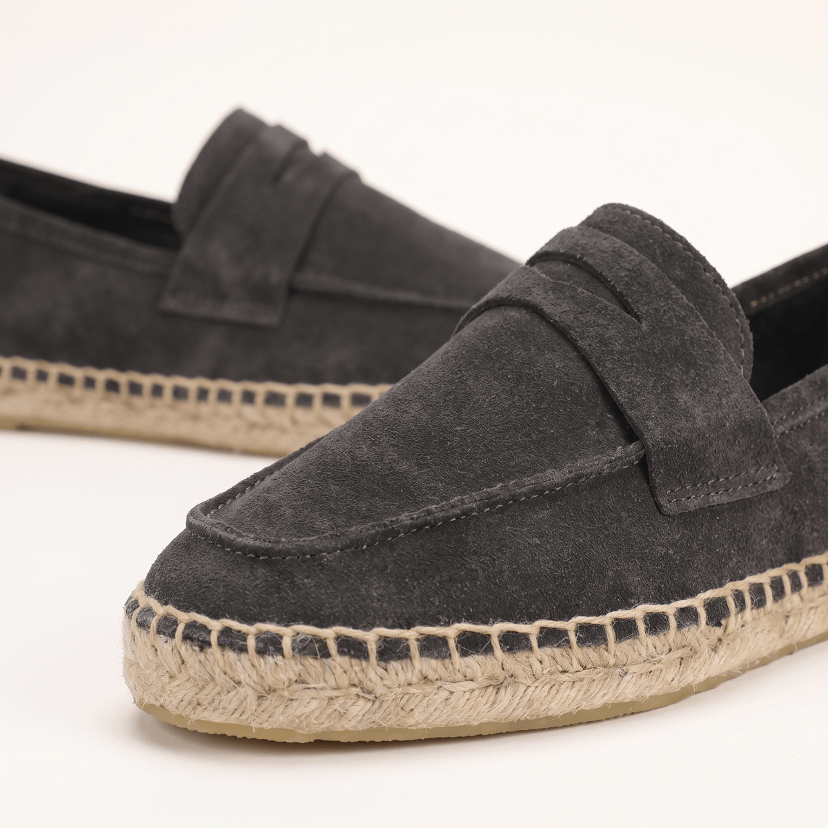 Women's Suede Espadrille Loafers