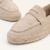 Women's Suede Espadrille Loafers