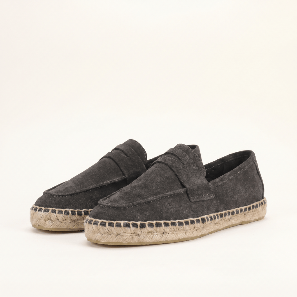 Women's Suede Espadrille Loafers