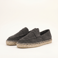 Women's Suede Espadrille Loafers