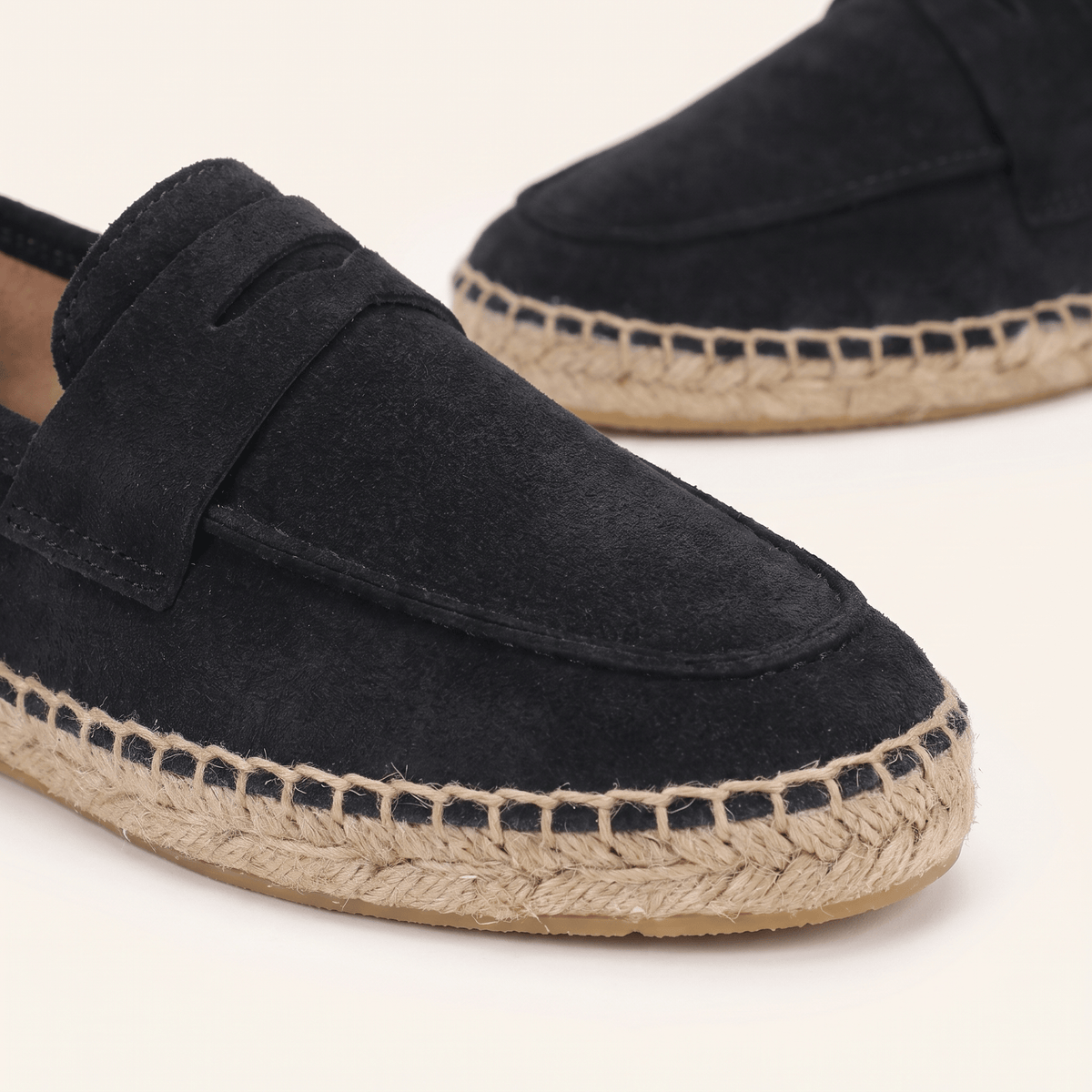 Women's Suede Espadrille Loafers