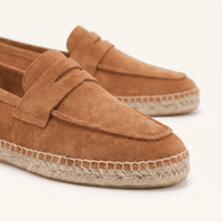 Women's Suede Espadrille Loafers