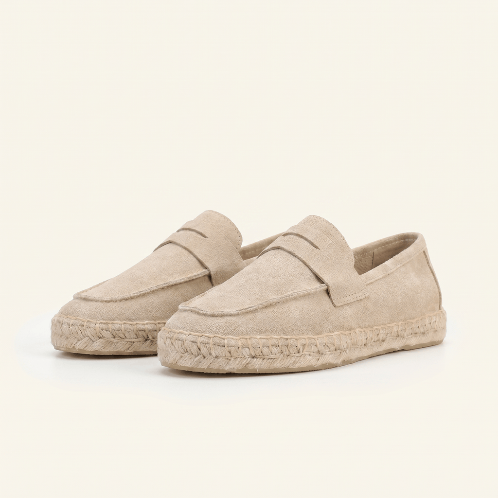 Women's Suede Espadrille Loafers