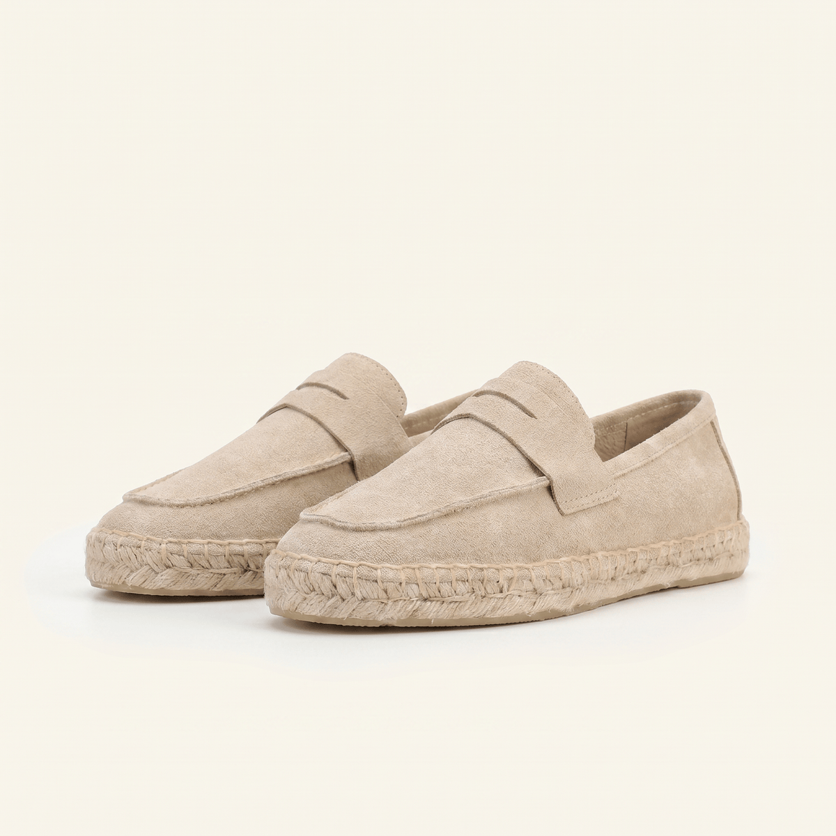 Women's Suede Espadrille Loafers