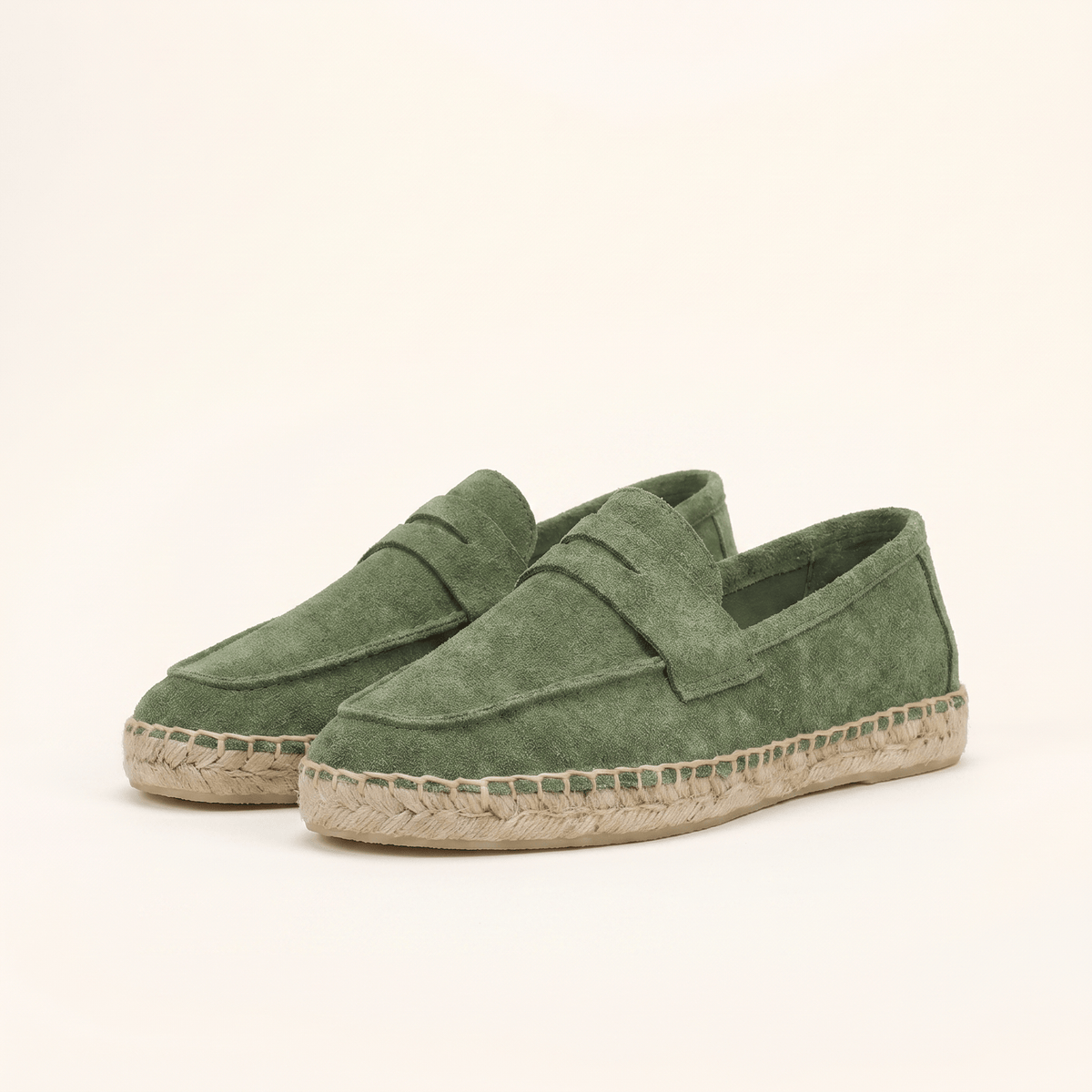 Women's Suede Espadrille Loafers
