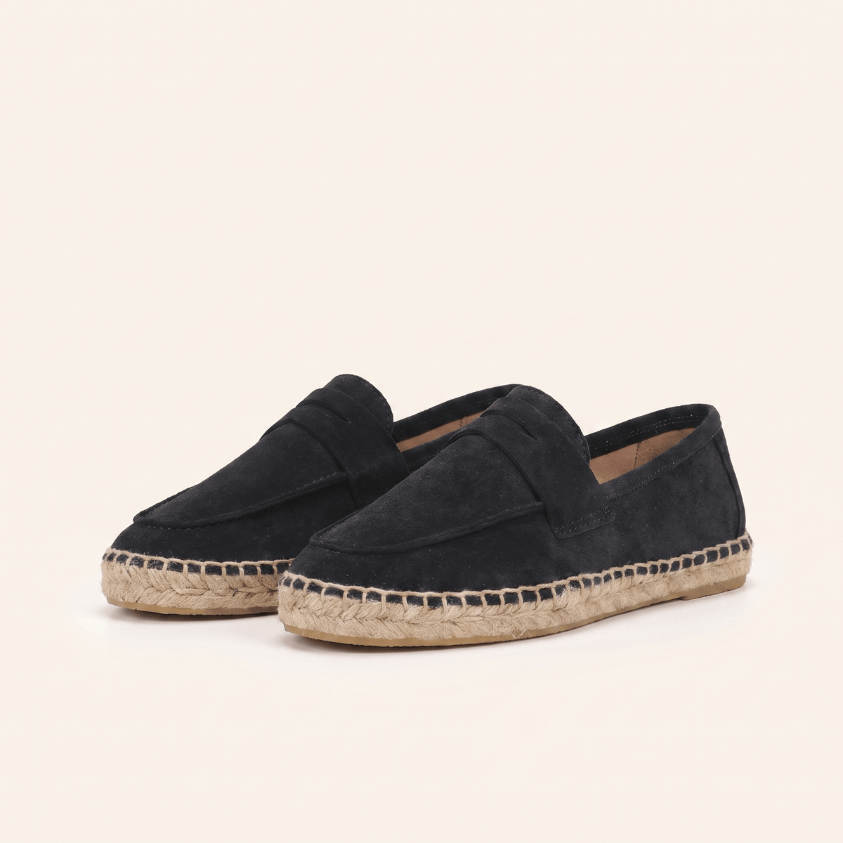 Women's Suede Espadrille Loafers