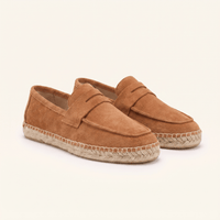 Women's Suede Espadrille Loafers