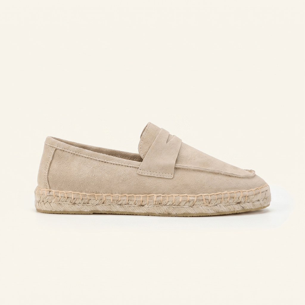 Women's Suede Espadrille Loafers