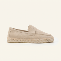 Women's Suede Espadrille Loafers