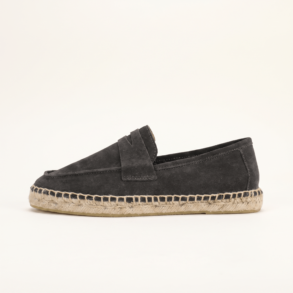 Women's Suede Espadrille Loafers