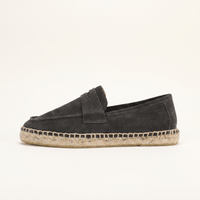 Women's Suede Espadrille Loafers