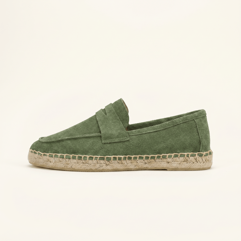 Women's Suede Espadrille Loafers