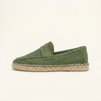 Women's Suede Espadrille Loafers