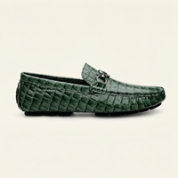 Croc-Effect Bit Loafer