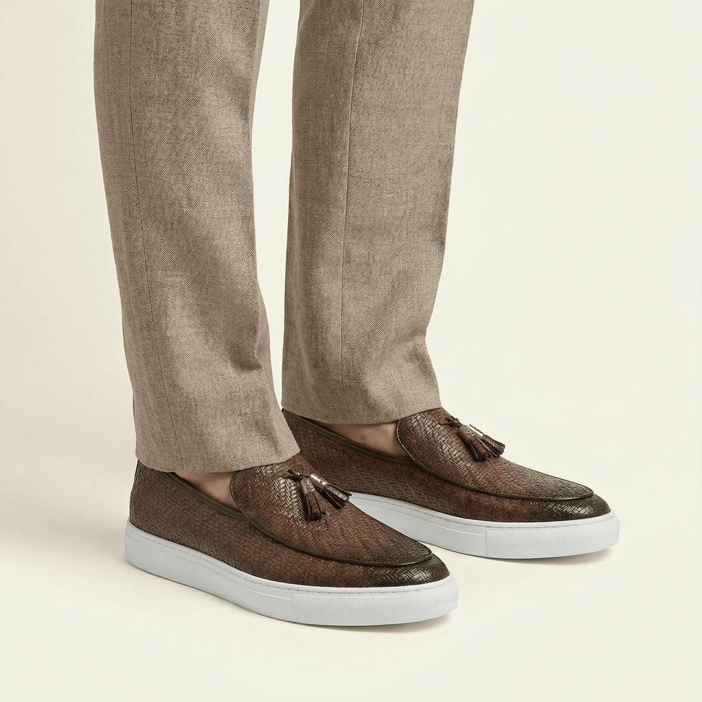 Chunky-Sole Tassel Loafer
