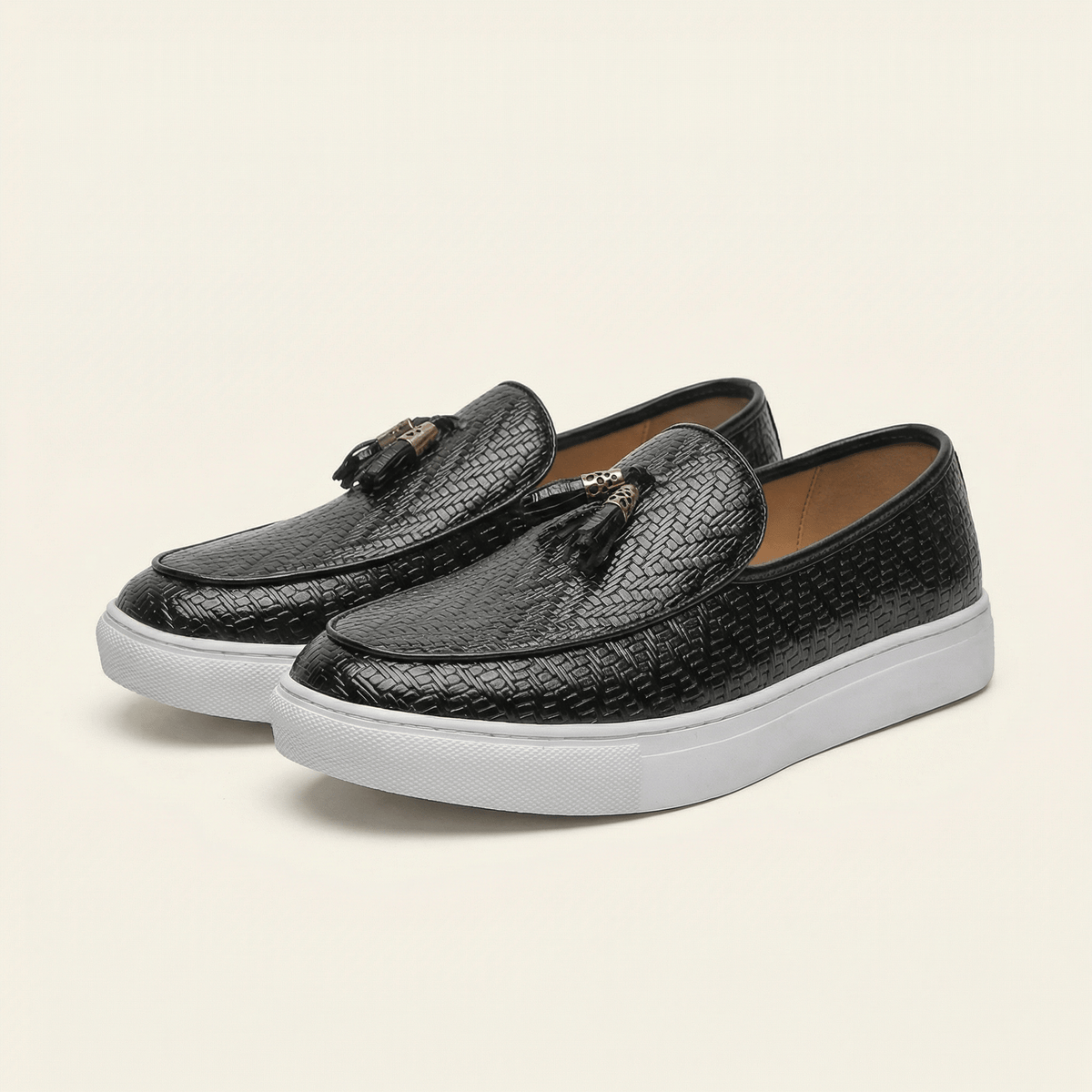 Chunky-Sole Tassel Loafer