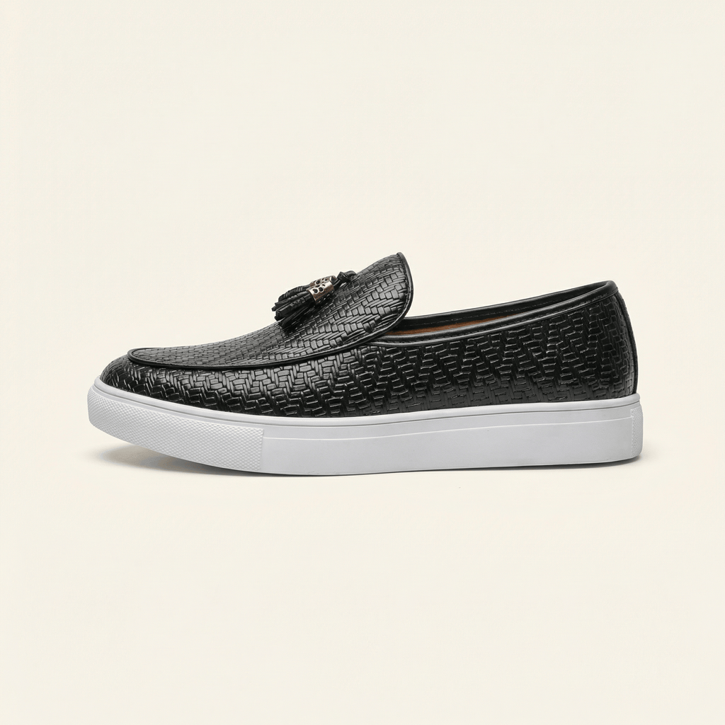 Chunky-Sole Tassel Loafer