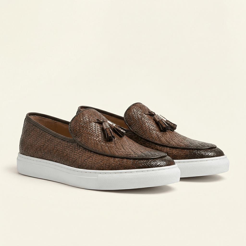 Chunky-Sole Tassel Loafer