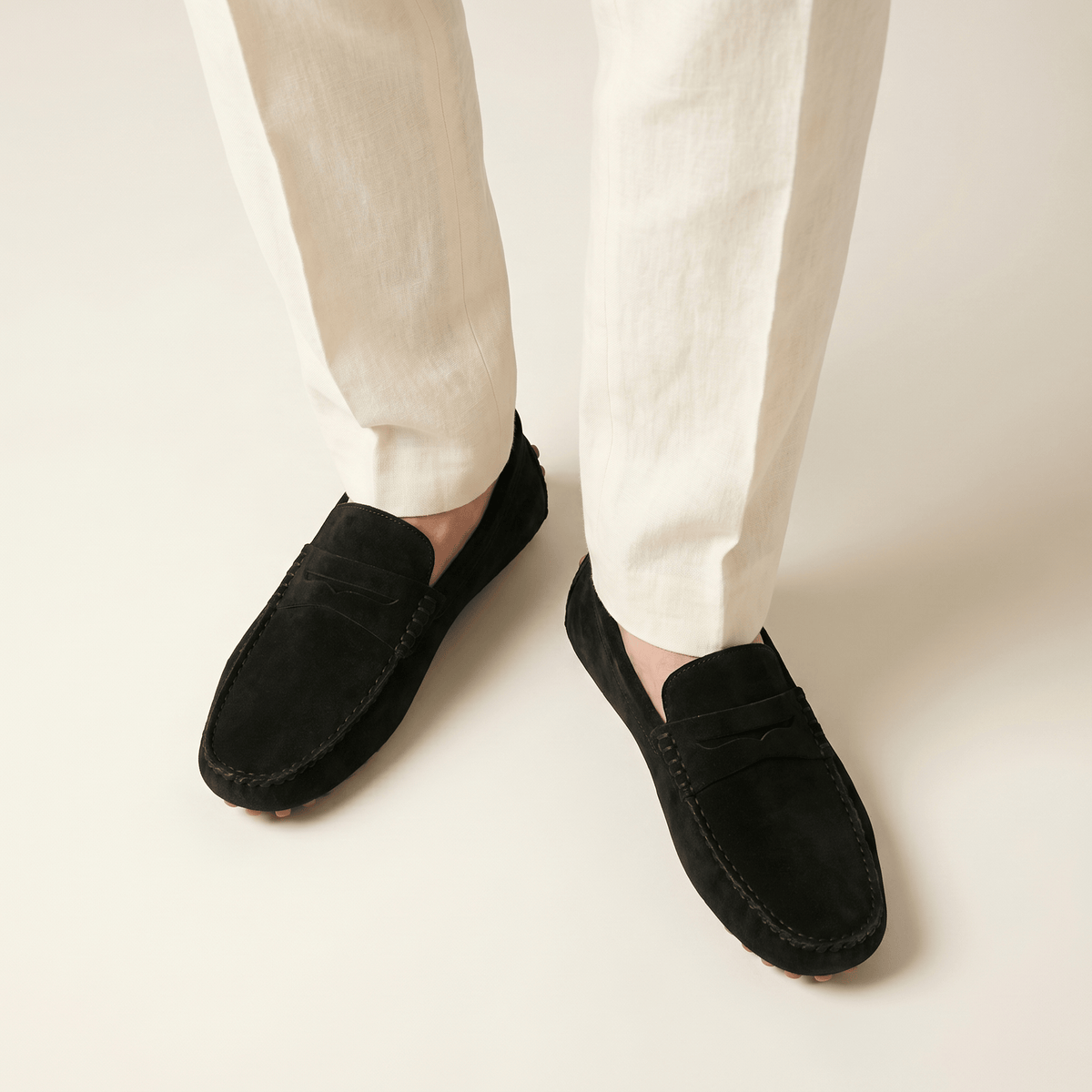Suede Driving Loafer