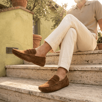 Suede Driving Loafer