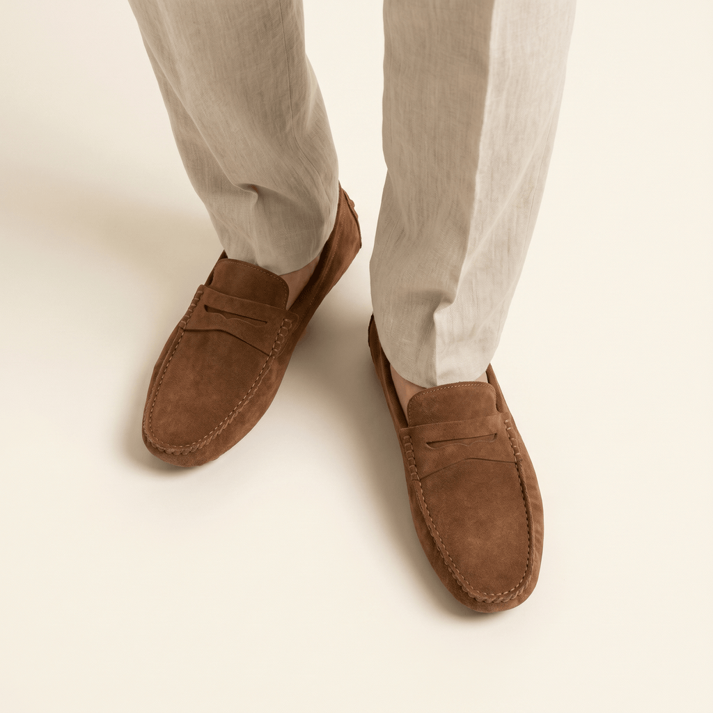 Suede Driving Loafer