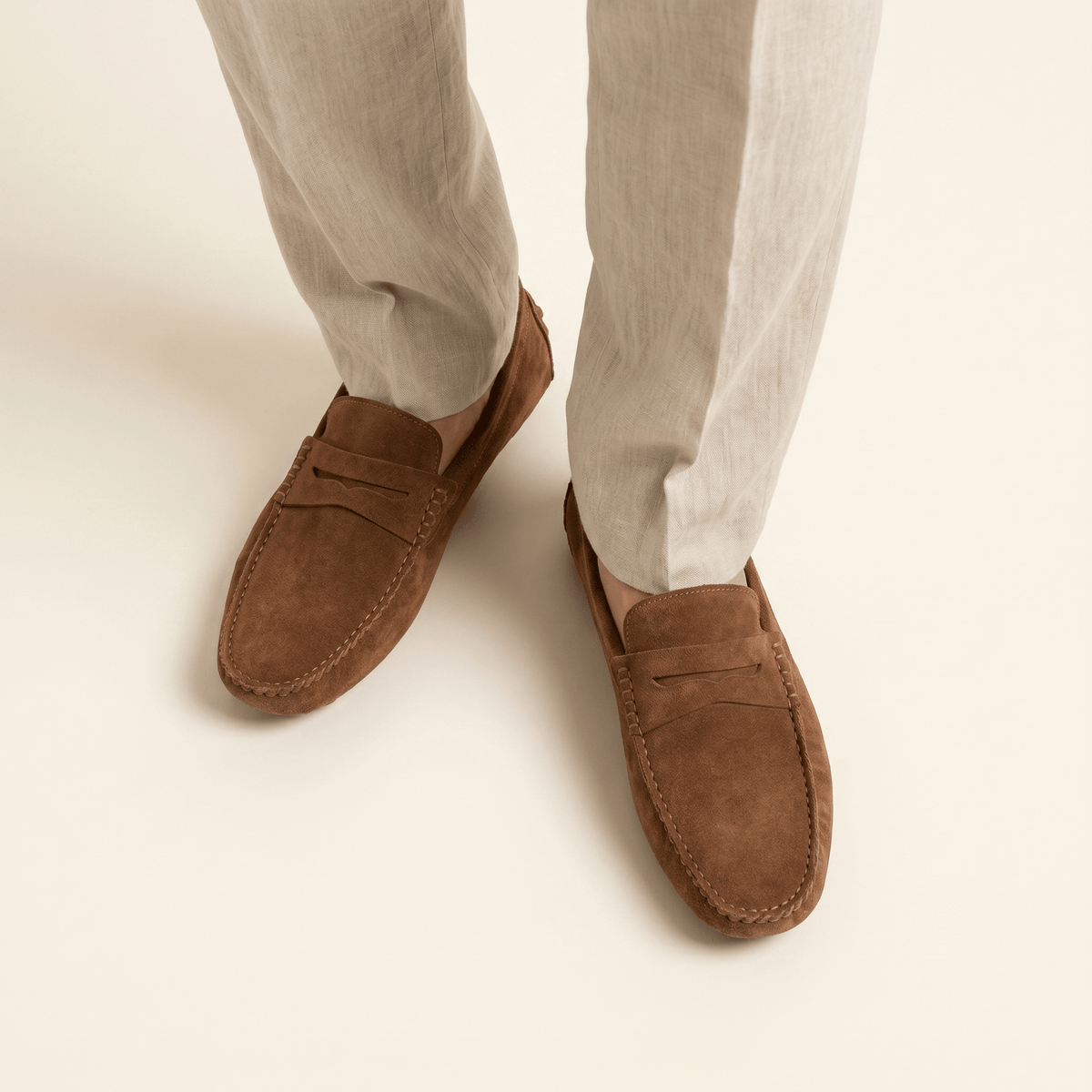 Suede Driving Loafer