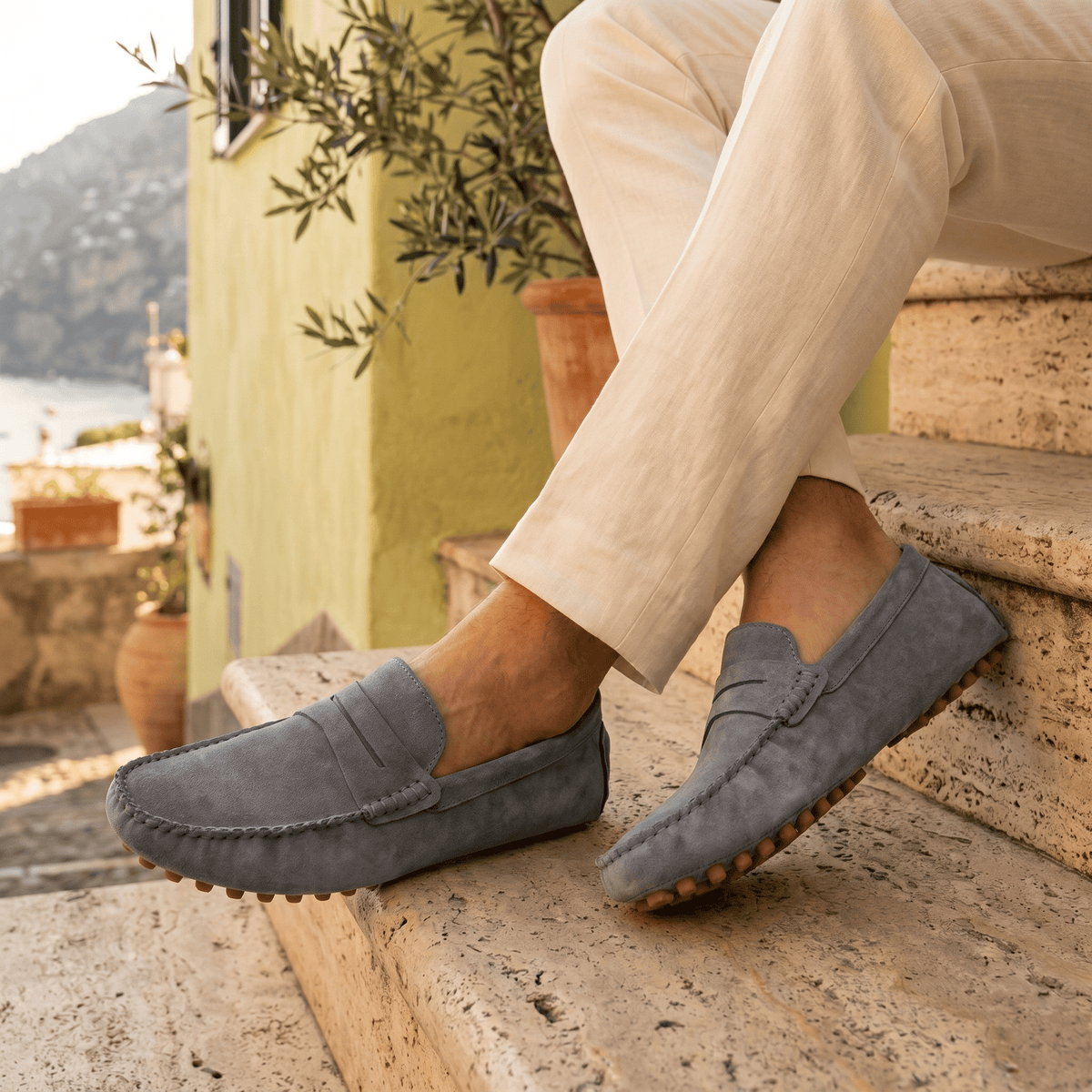 Suede Driving Loafer