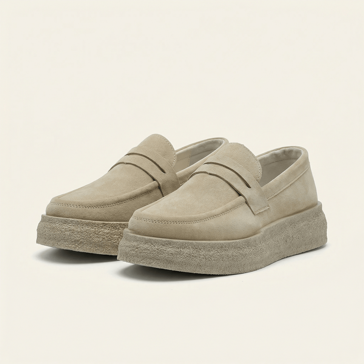Chunky-Sole Strap Loafer