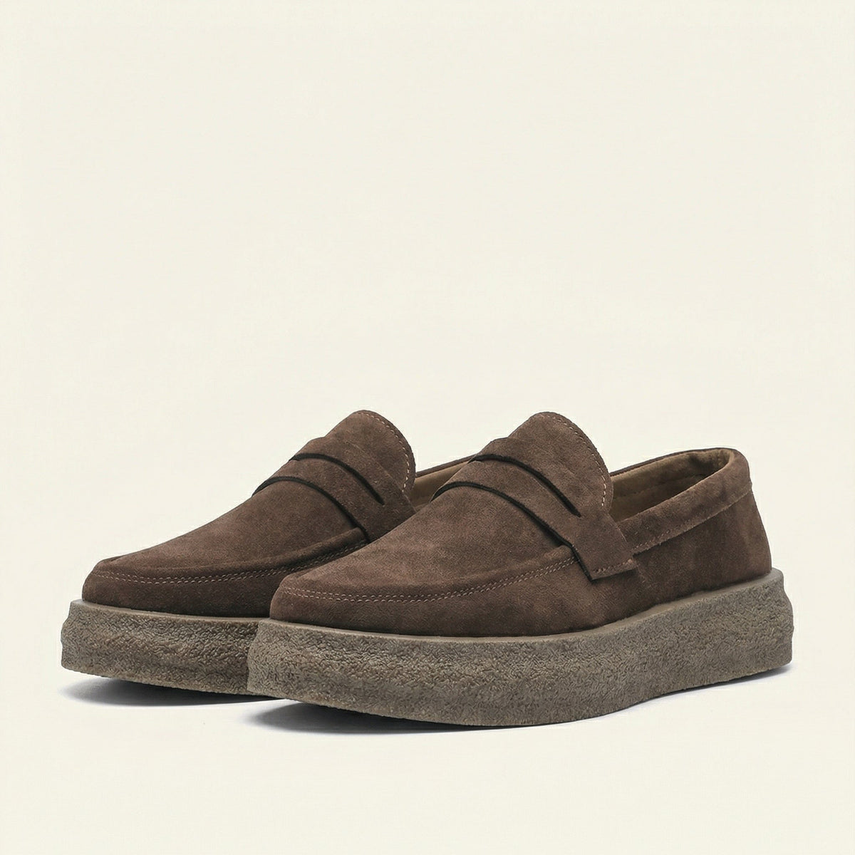 Chunky-Sole Strap Loafer