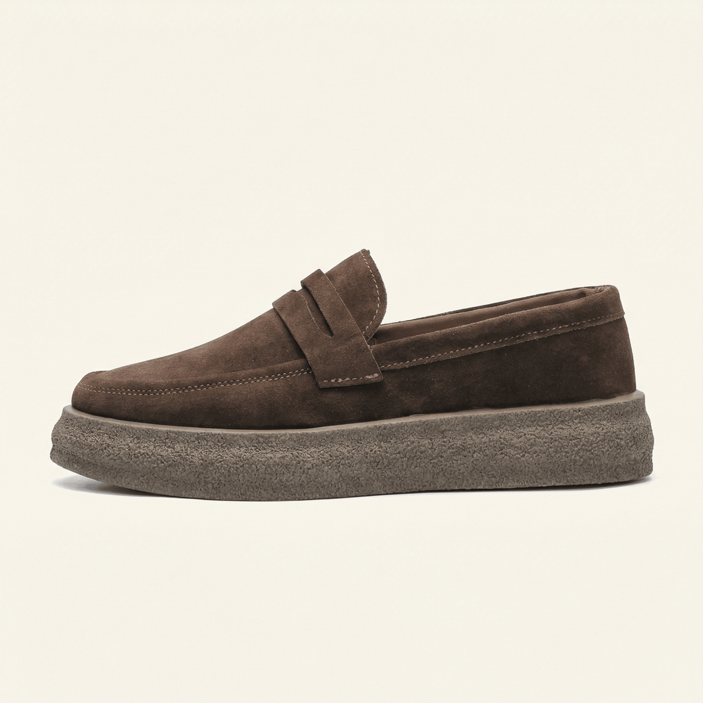 Chunky-Sole Strap Loafer