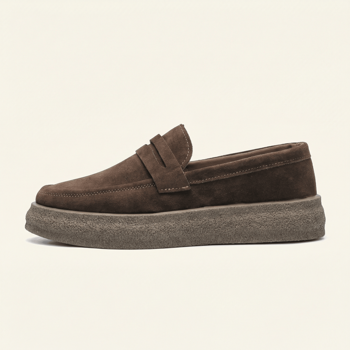 Chunky-Sole Strap Loafer