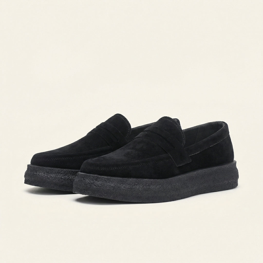 Chunky-Sole Strap Loafer