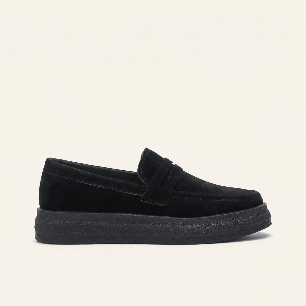 Chunky-Sole Strap Loafer
