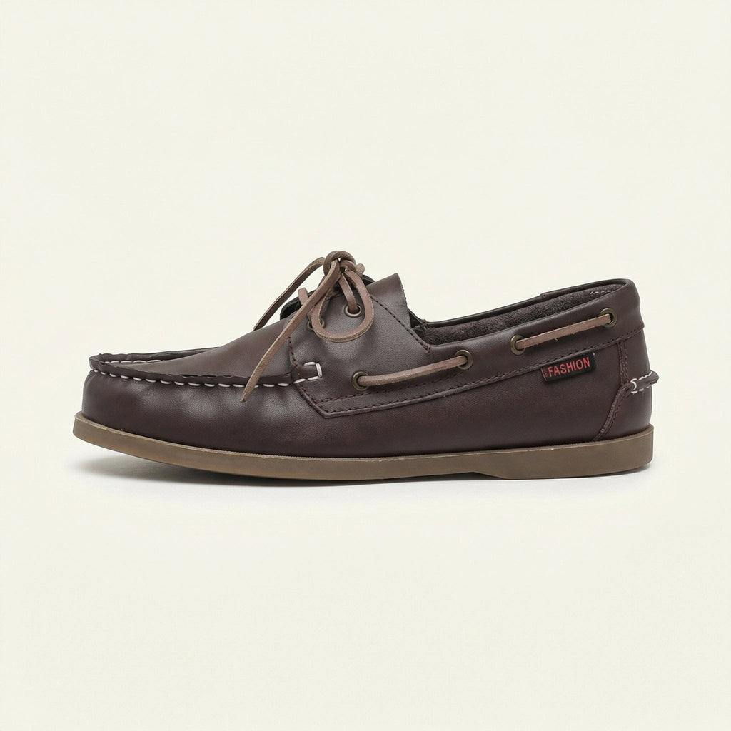 Men's Leather Boat Shoe