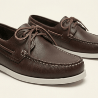 Men's Leather Boat Shoe