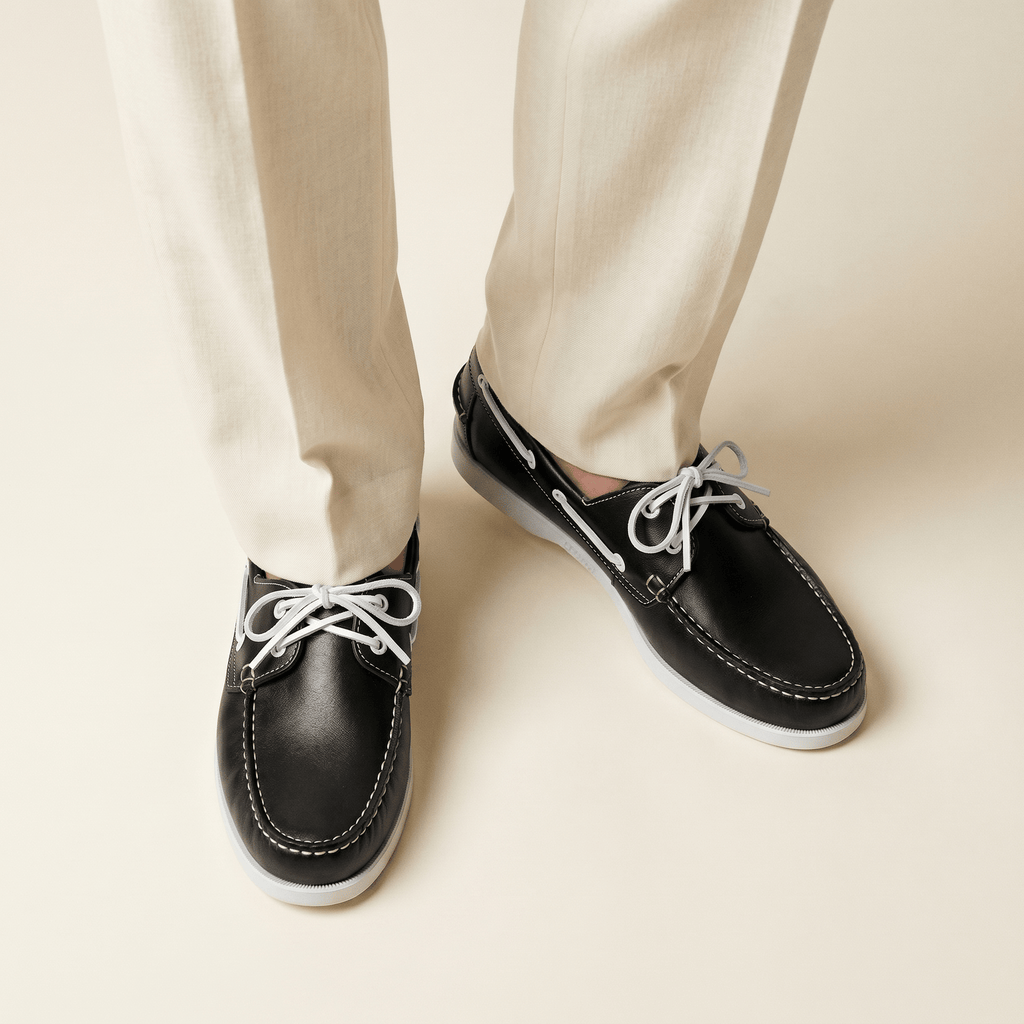 Men's Leather Boat Shoe