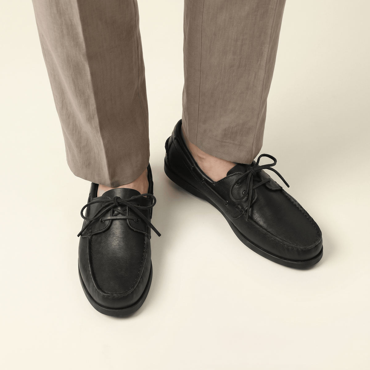 Men's Leather Boat Shoe