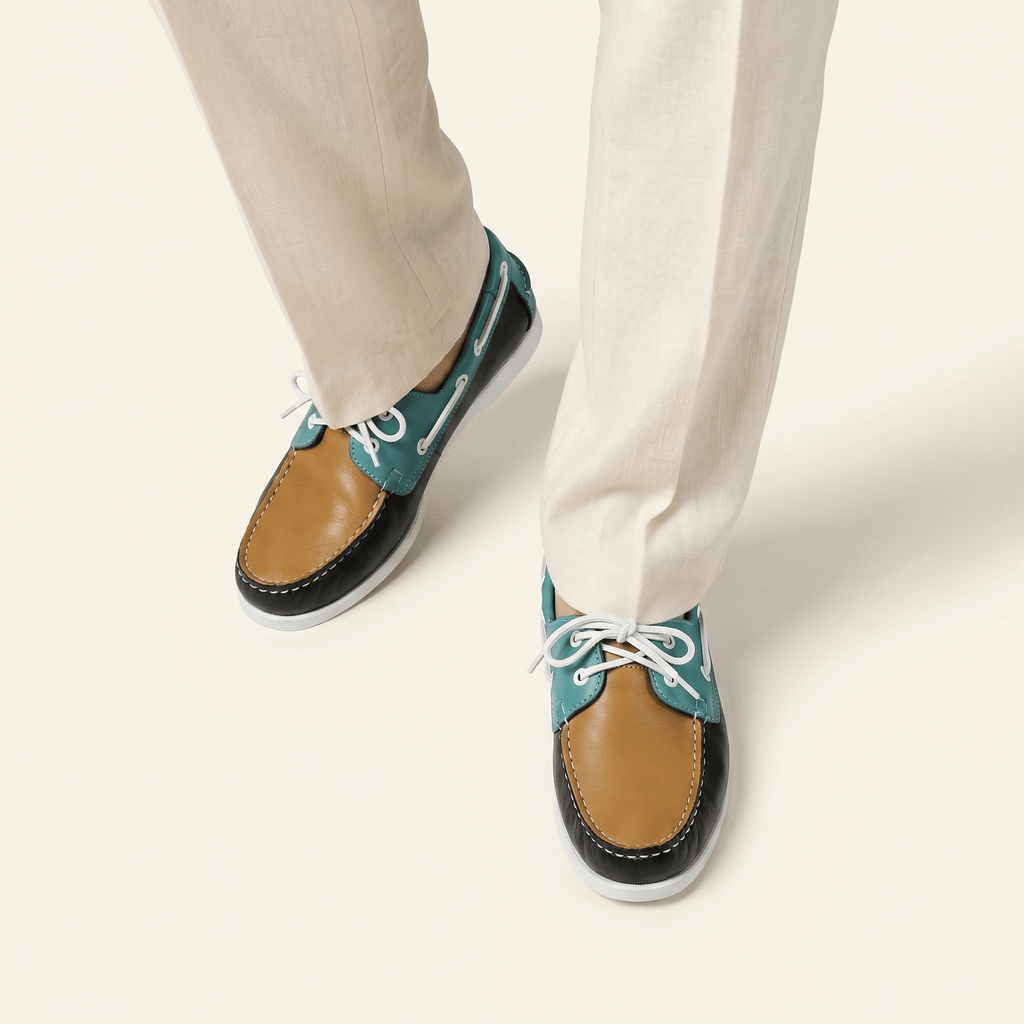 Men's Leather Boat Shoe