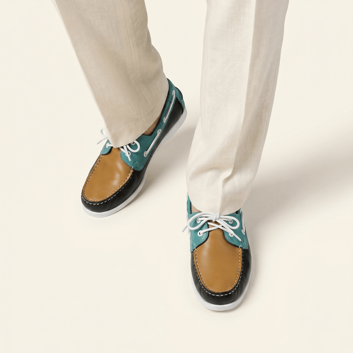 Men's Leather Boat Shoe