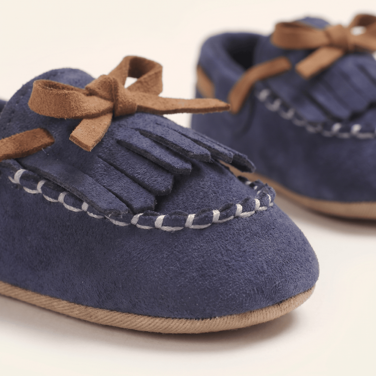 Baby Fringe Suede Moccasin