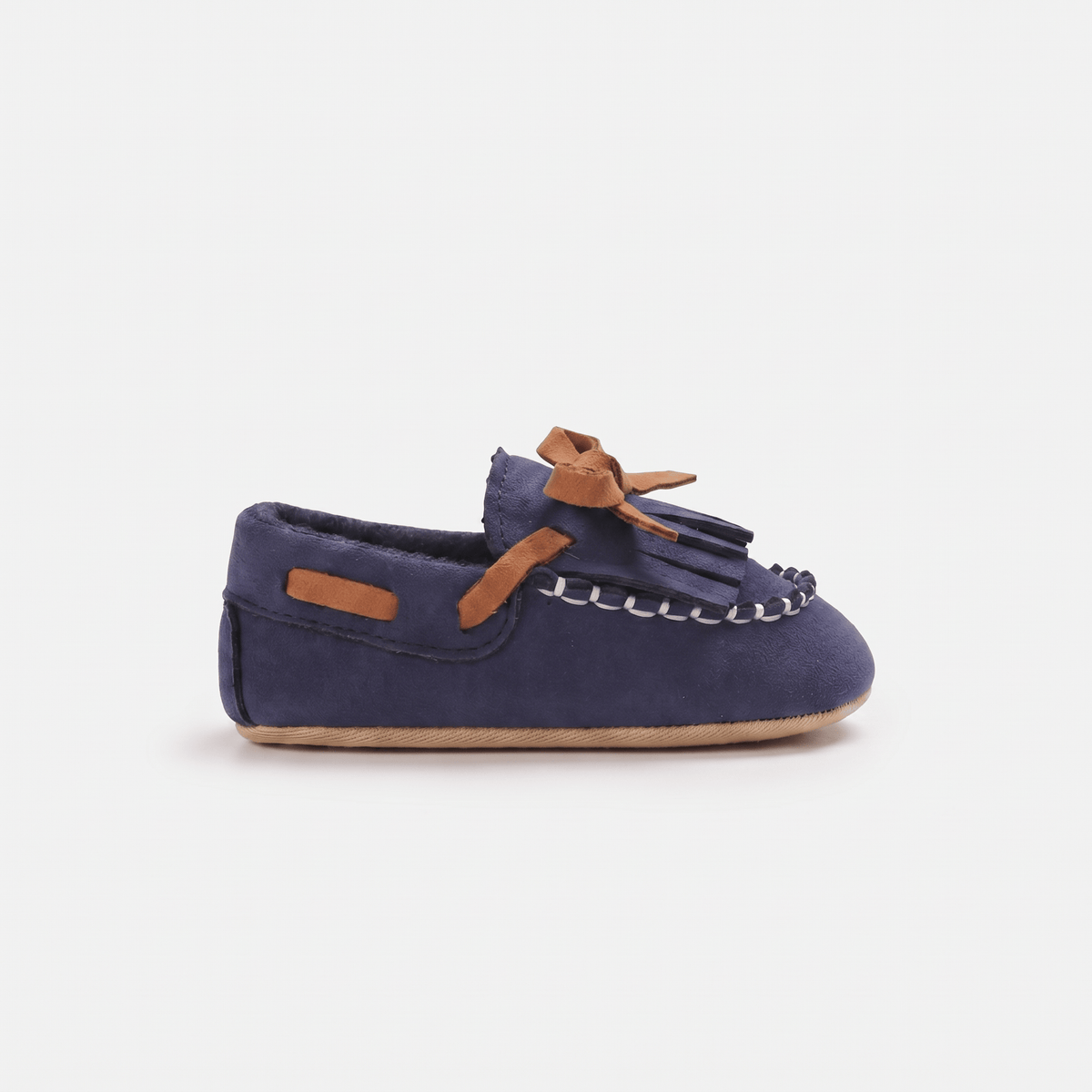 Baby Fringe Suede Moccasin