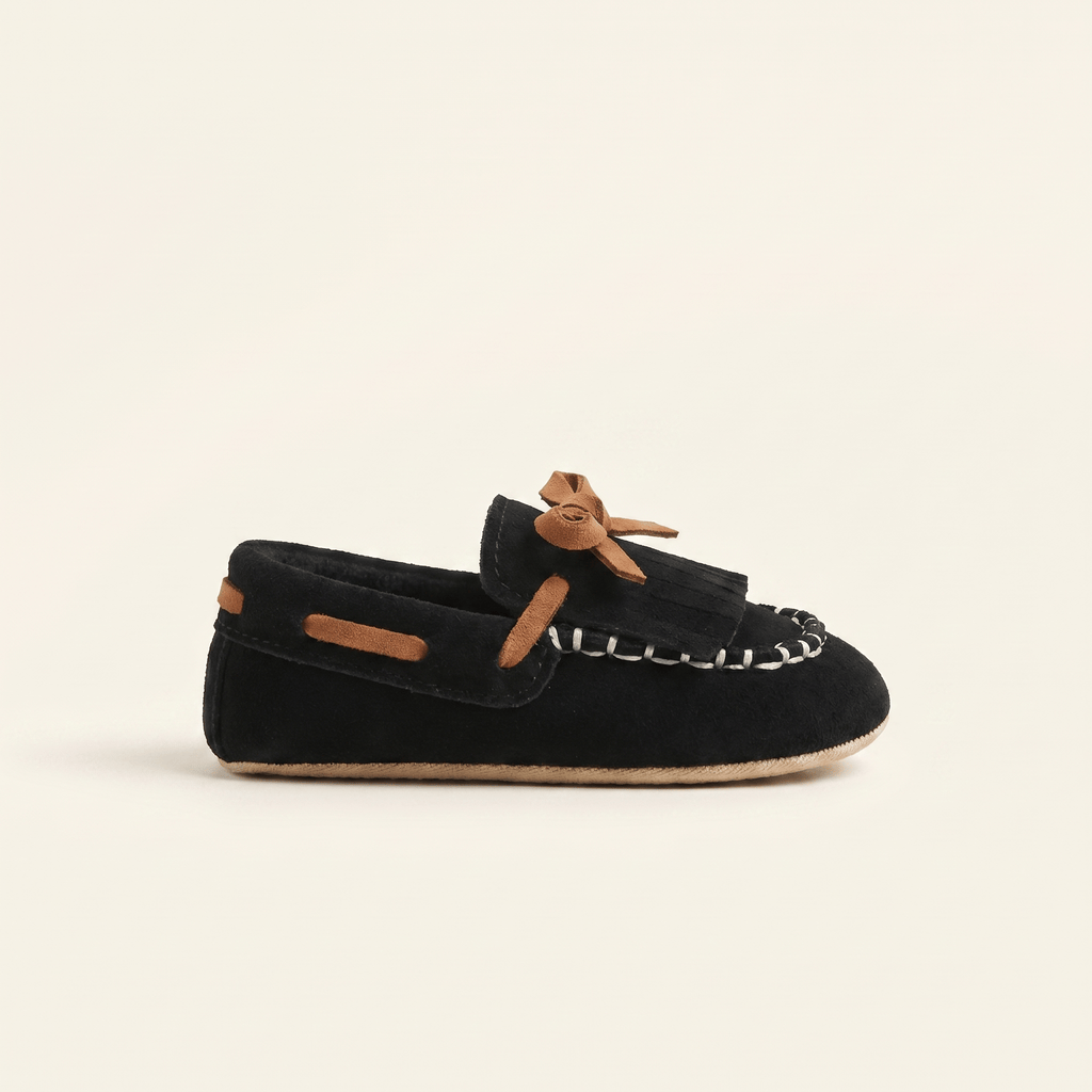 Baby Fringe Suede Moccasin