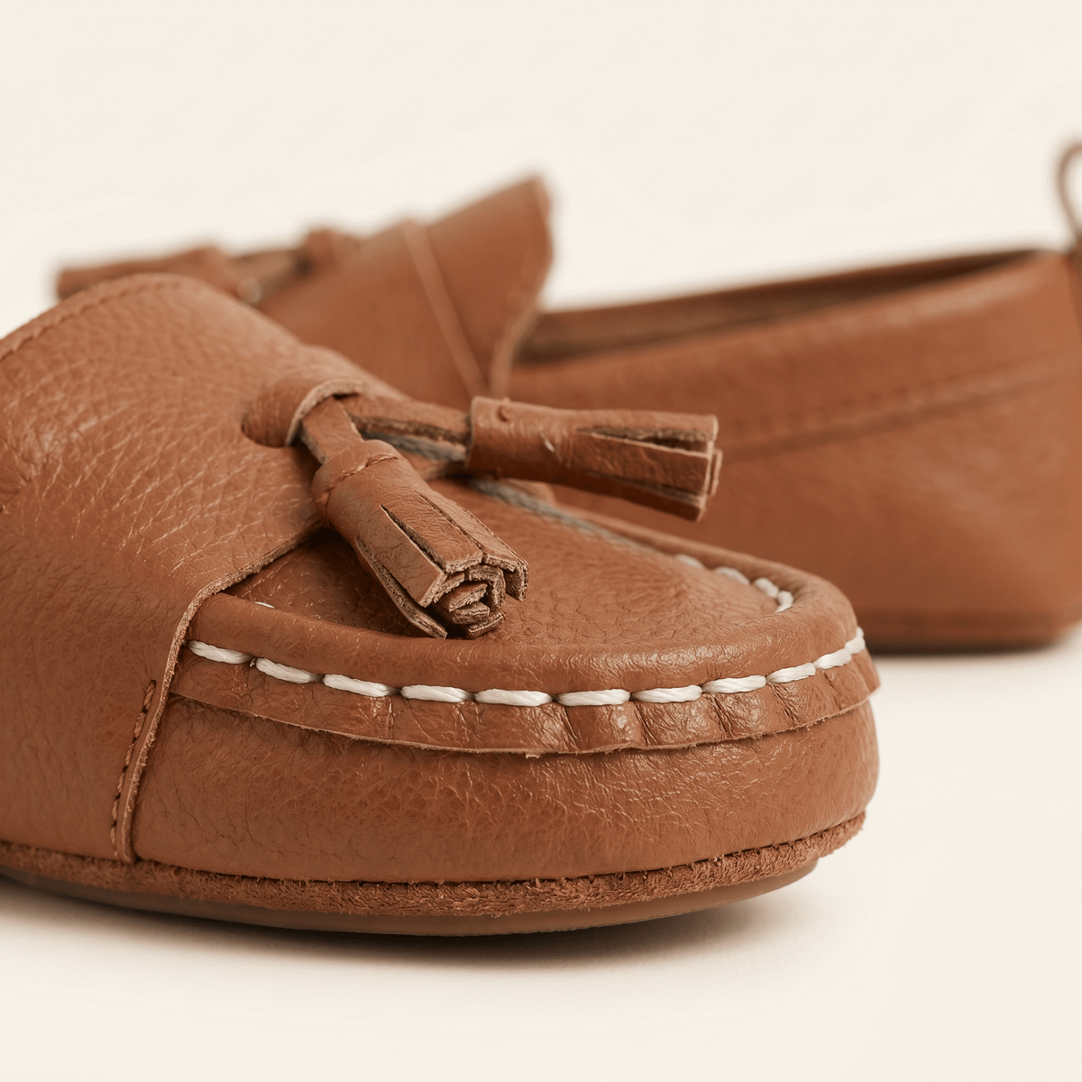Baby Leather Tassel Loafer