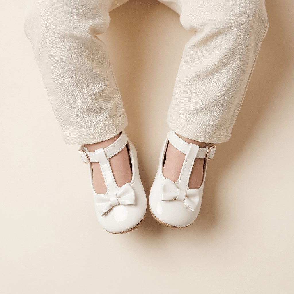 Baby Girls' Patent Leather Bow Loafer