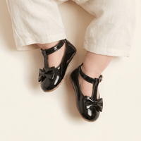 Baby Girls' Patent Leather Bow Loafer