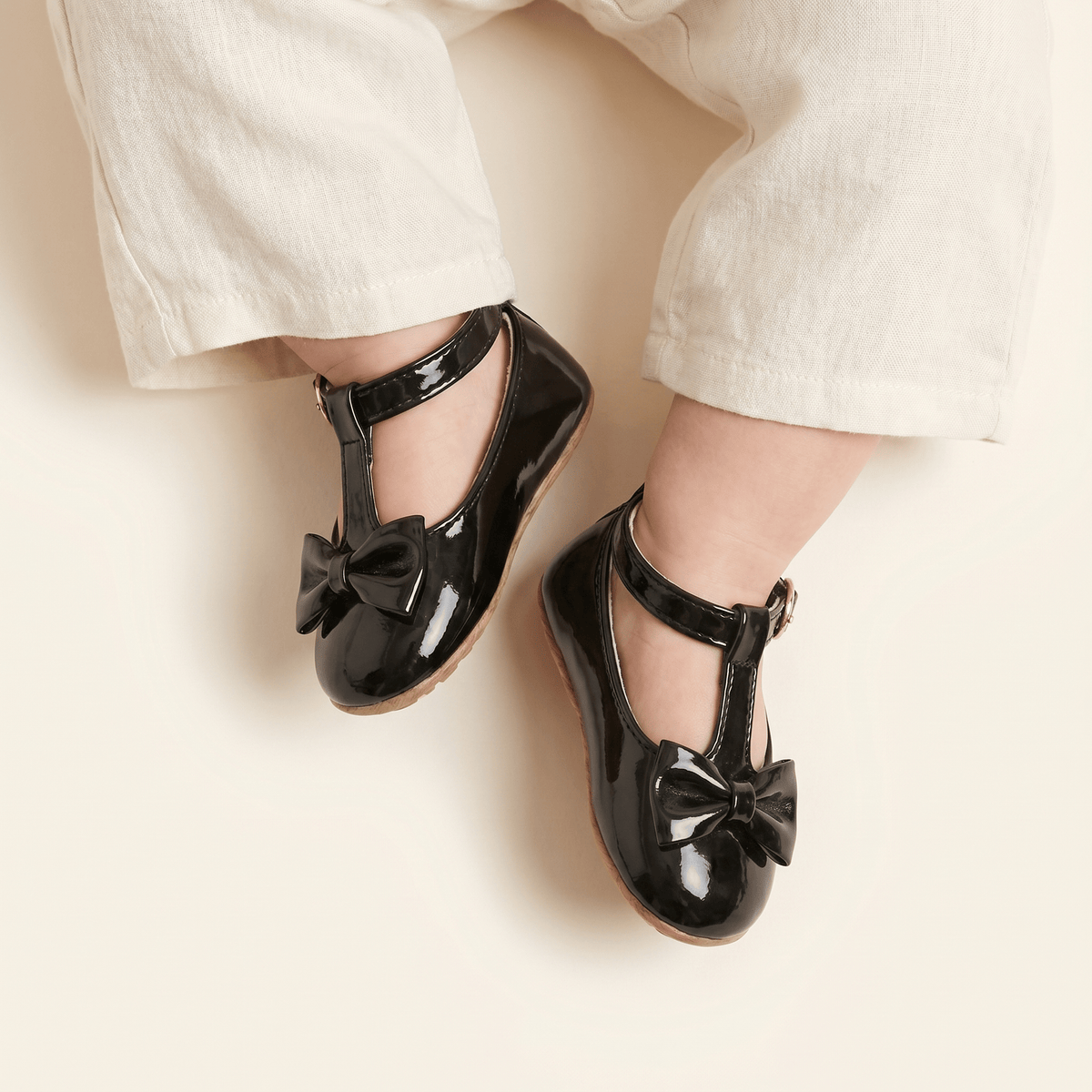 Baby Girls' Patent Leather Bow Loafer