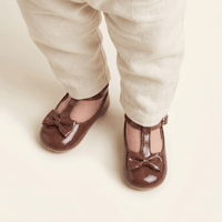 Baby Girls' Patent Leather Bow Loafer